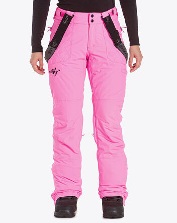 Dámske SNB & SKI nohavice Meatfly Foxy, Pink Killer